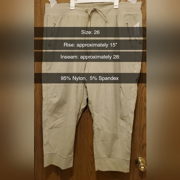 ATHLETA PLUS SIZE Trekkie North Jogger NWT Plus Size | Size: 26 UpF 40+ - Picture 15 of 16